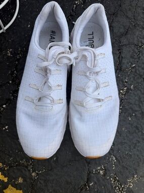 NOBULL White Athletic Shoes with Light Gum Toe